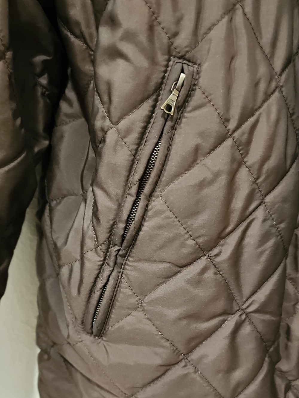 Faconnable Jacket Lambskin Leather Reversible Chore Coat Corduroy Brown size L - Picture 9 of 14